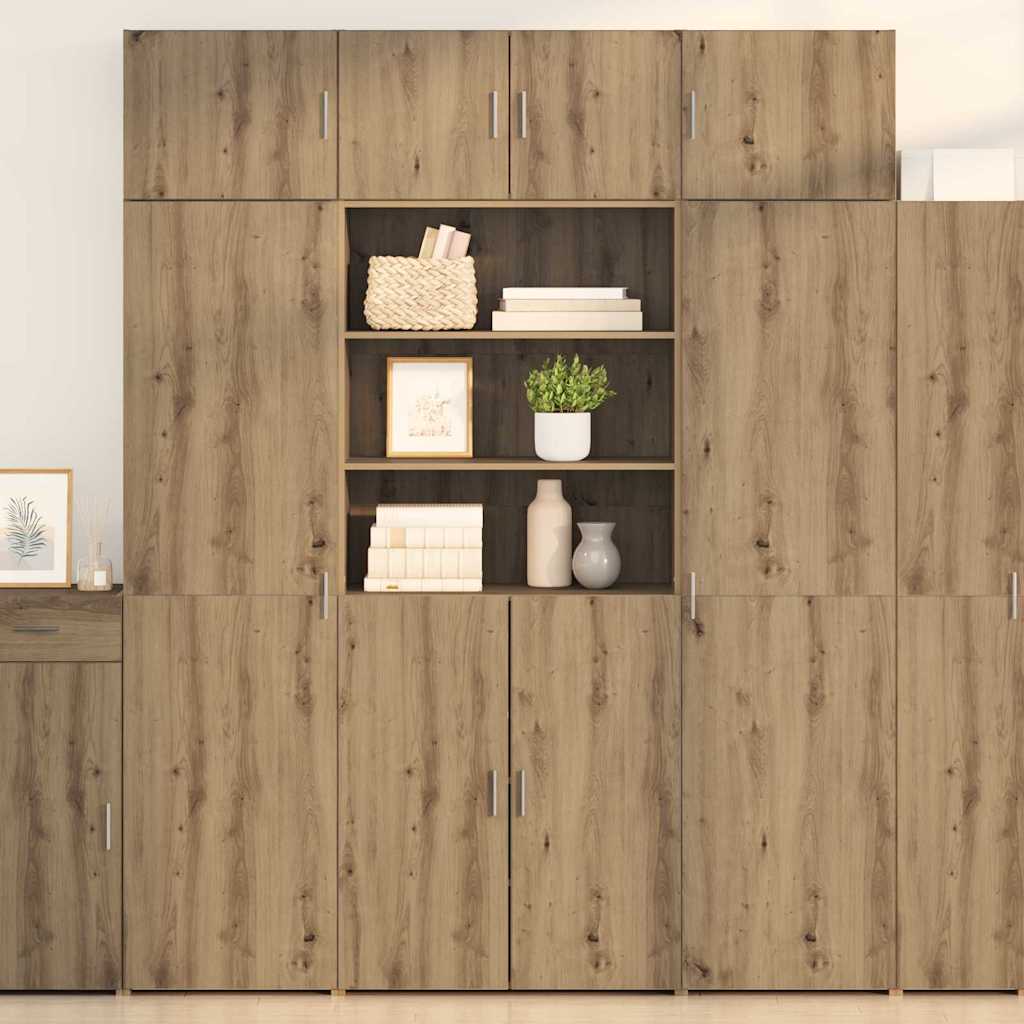 vidaXL Highboard Artisan Oak 80 x 42,5 x 185 εκ Επεξεργασμένο Ξύλο