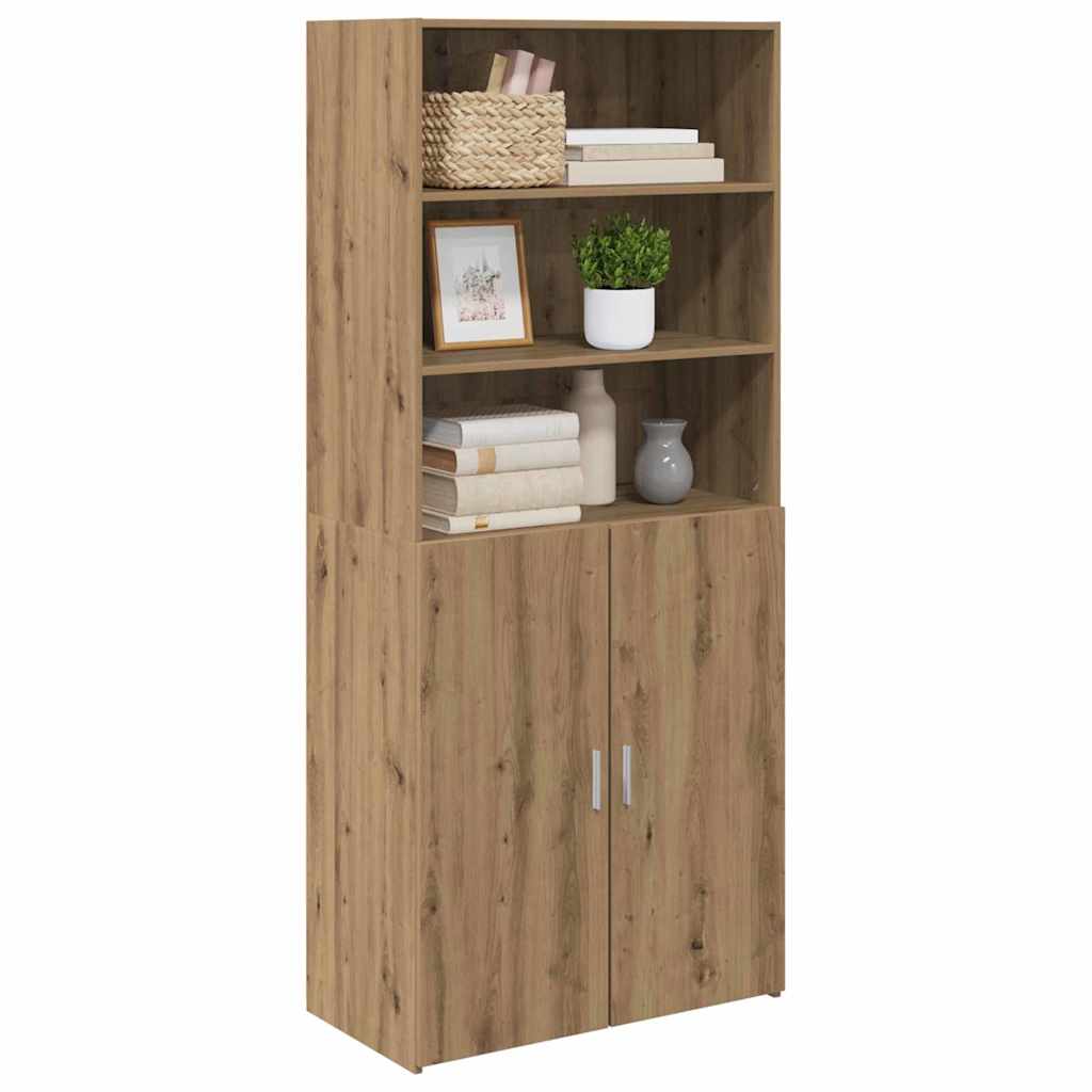 vidaXL Highboard Artisan Oak 80 x 42,5 x 185 εκ Επεξεργασμένο Ξύλο