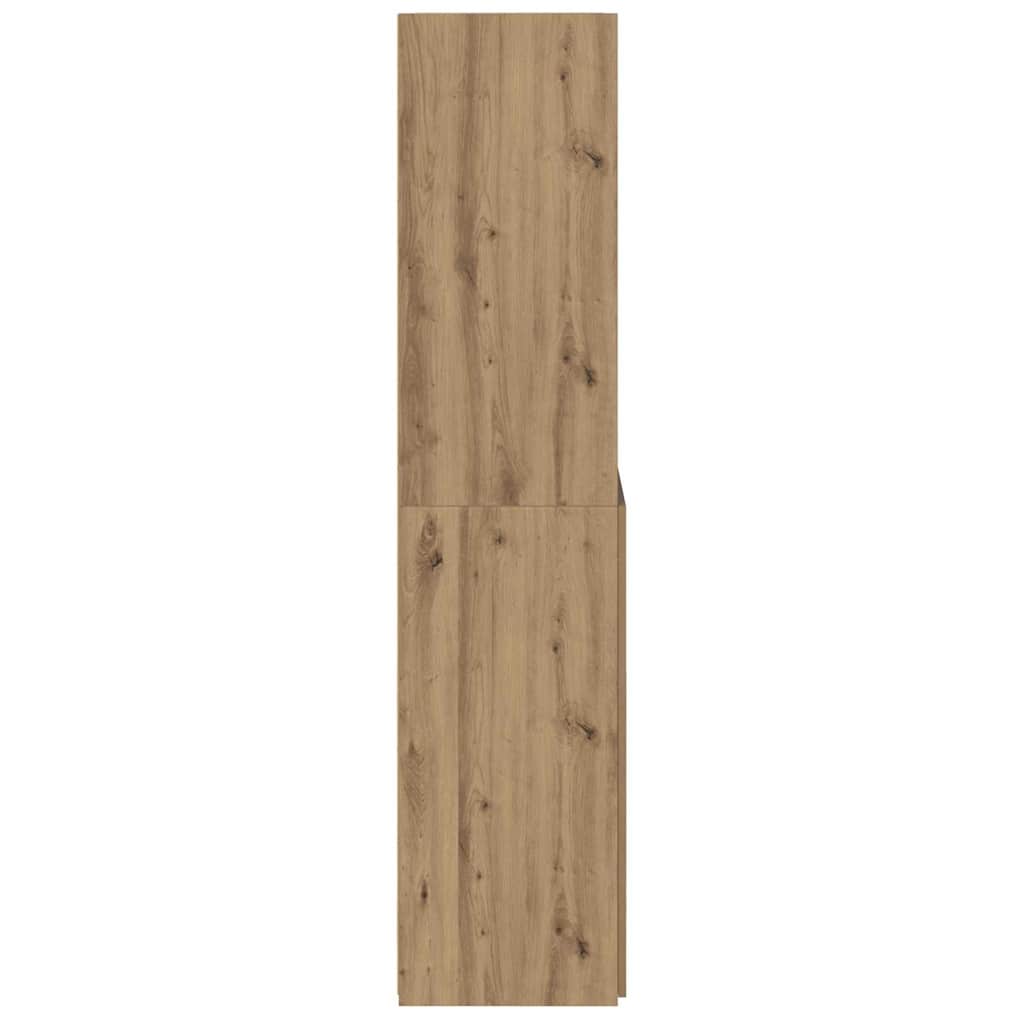 vidaXL Highboard Artisan Oak 80 x 42,5 x 185 εκ Επεξεργασμένο Ξύλο