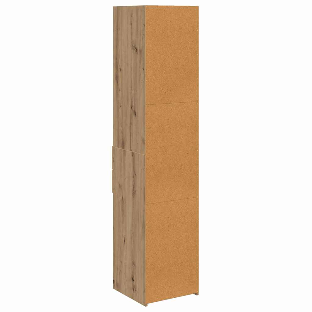 vidaXL Highboard Artisan Oak 40 x 42,5 x 185 εκ. Επεξεργασμένο ξύλο
