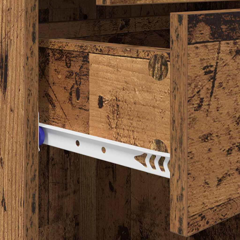vidaXL Highboard Παλιό Ξύλο 45 x 42,5 x 185 εκ. Επεξεργασμένο ξύλο