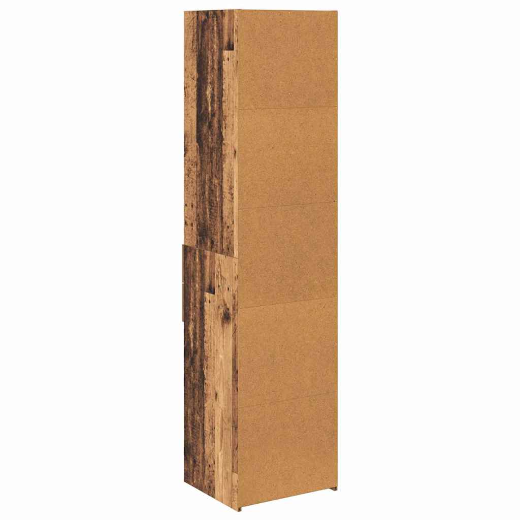 vidaXL Highboard Παλιό Ξύλο 45 x 42,5 x 185 εκ. Επεξεργασμένο ξύλο