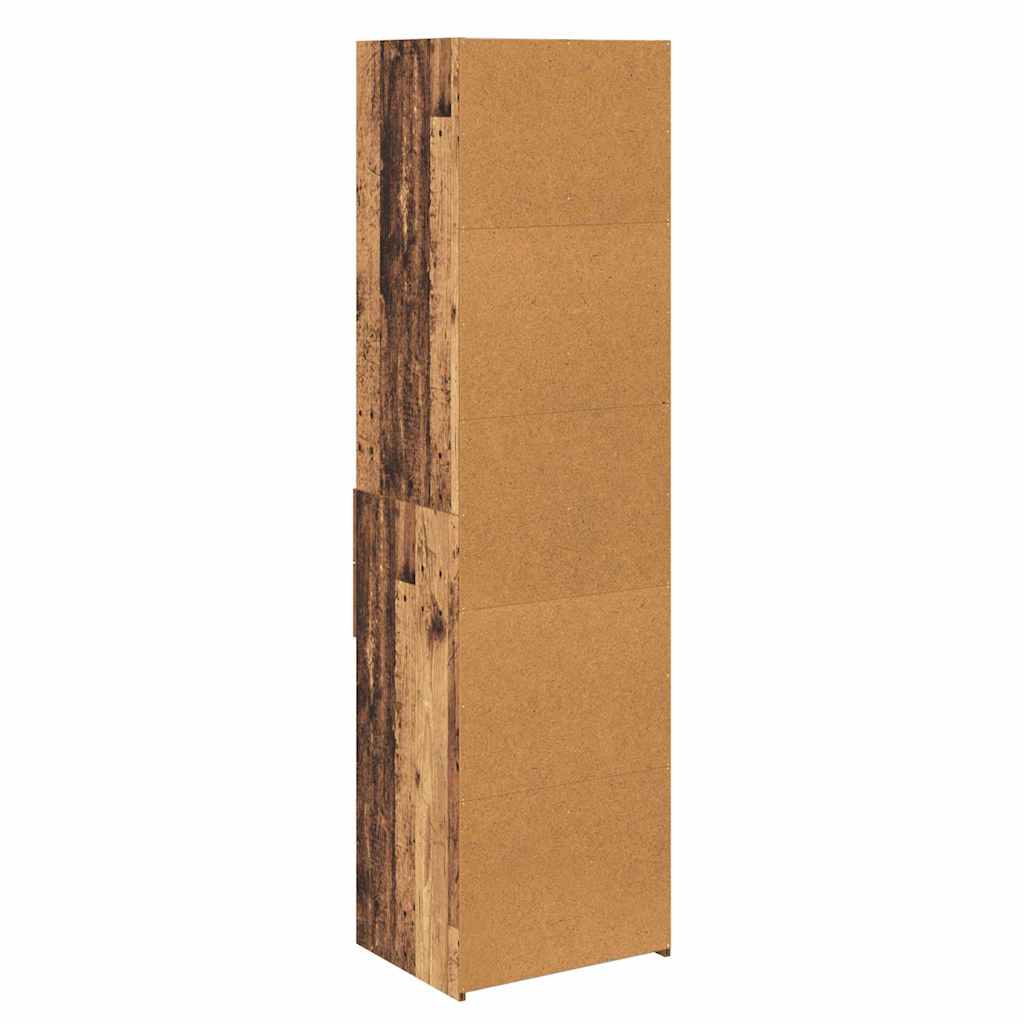 vidaXL Highboard Παλιό Ξύλο 50 x 42,5 x 185 εκ. Επεξεργασμένο ξύλο