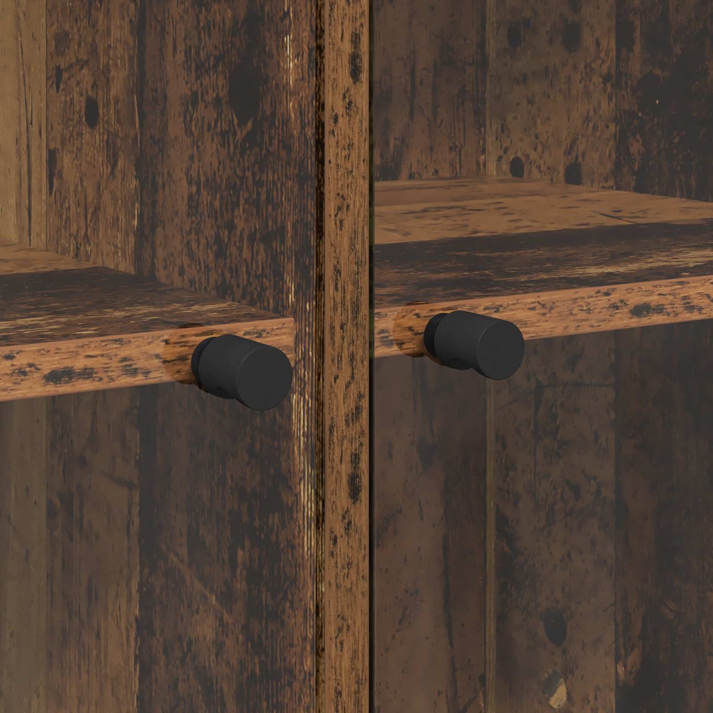 vidaXL Highboard 2 pcs Παλιό Ξύλο 68 x 37 x 142 εκ Επεξεργασμένο ξύλο