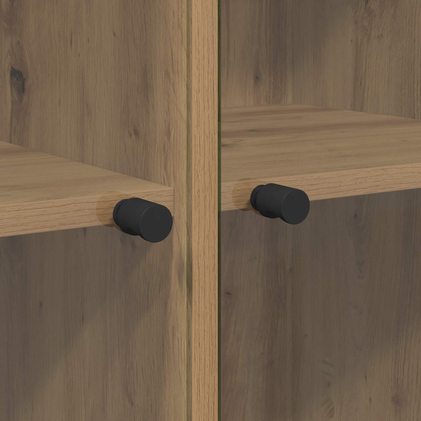 vidaXL Highboard 2 pcs Artisan Oak 68 x 37 x 142 εκ Επεξεργασμένο ξύλο