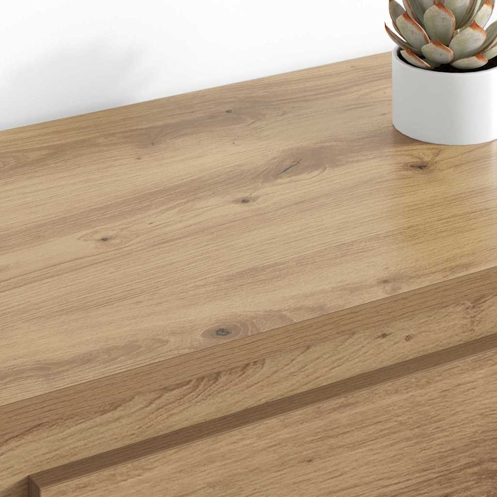 vidaXL Παραδοσιακά Πλευρικά Έπιπλα με συρτάρι 2 pcs Artisan Oak