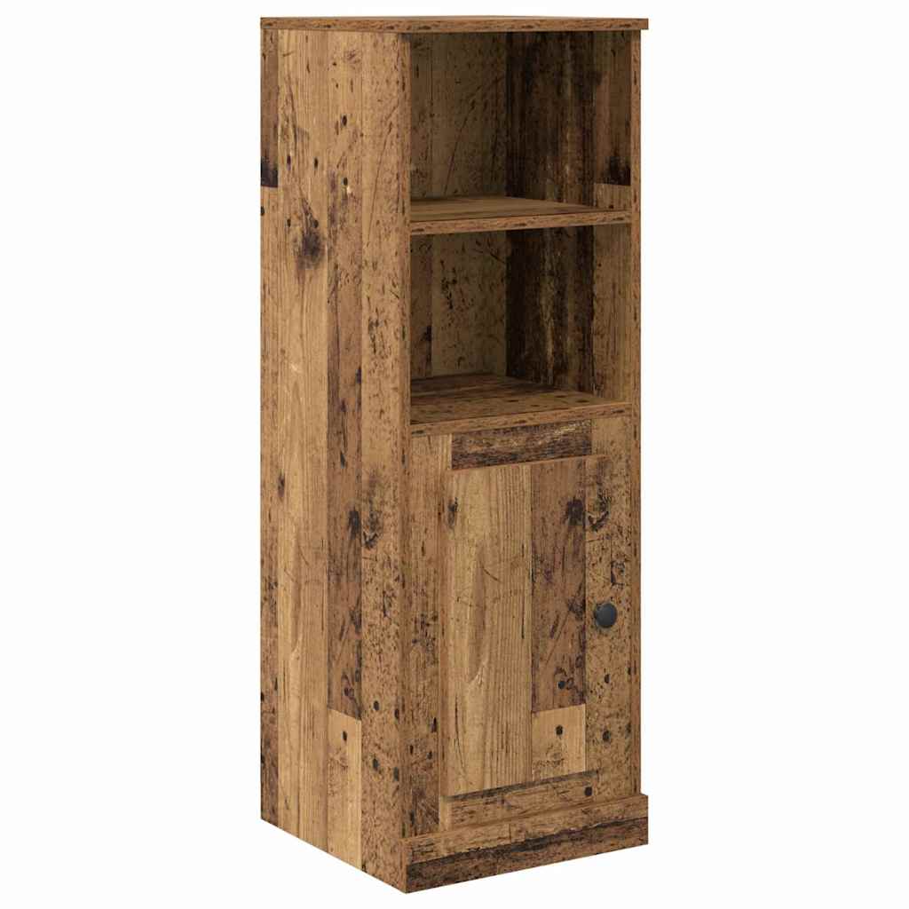 vidaXL Highboard με συρτάρι 3 pcs Παλιό Ξύλο Επεξεργασμένο ξύλο
