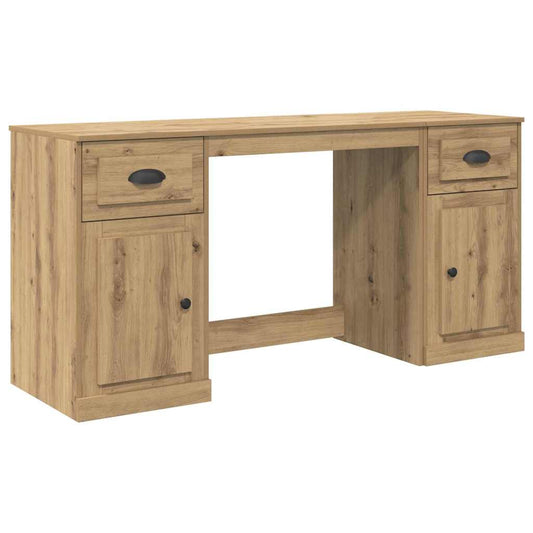 vidaXL Γραφείο με Ντουλάπι με συρτάρι Artisan Oak 154,5 x 50 x 75 εκ