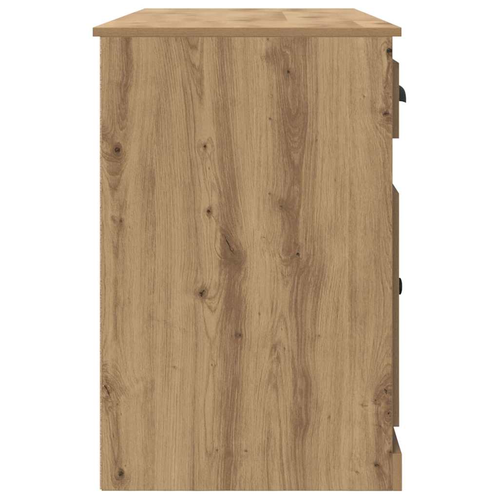 vidaXL Γραφείο με Ντουλάπι με συρτάρι Artisan Oak 154,5 x 50 x 75 εκ