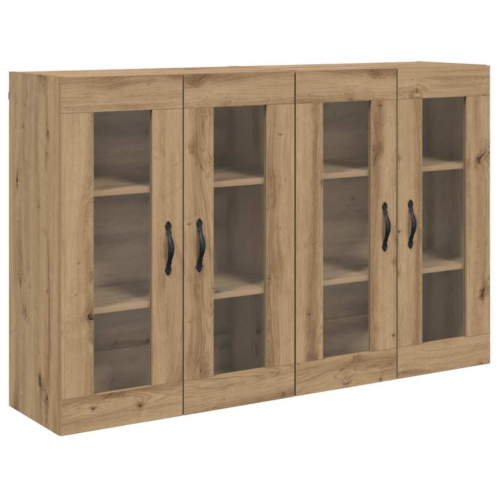 vidaXL Ντουλάπια Τοίχου 2 pcs Artisan Oak 69,5 x 34 x 90 εκ.