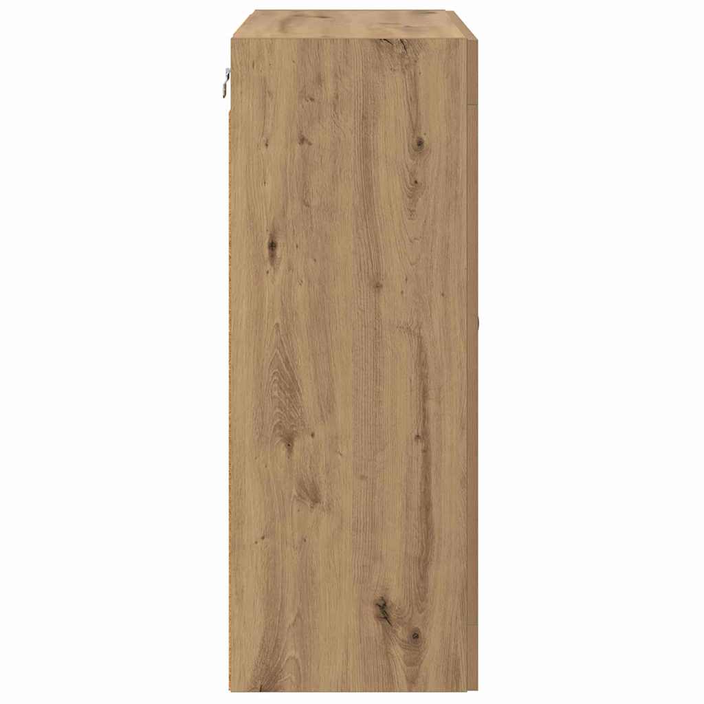 vidaXL Ντουλάπια Τοίχου 2 pcs Artisan Oak 69,5 x 34 x 90 εκ.
