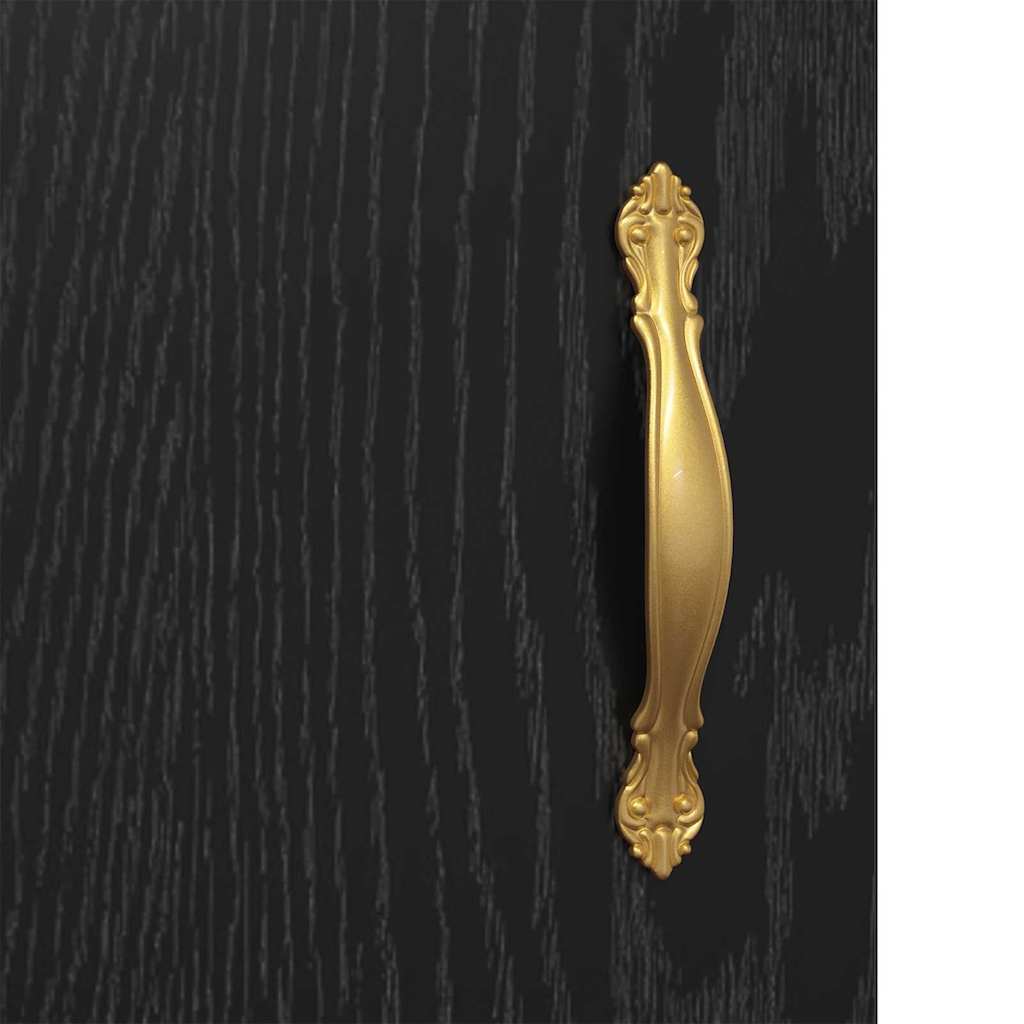 vidaXL Ντουλάπα τοίχου Επιτοίχιο 2 pcs Μαύρη Οξυά 69,5 x 34 x 90 εκ.