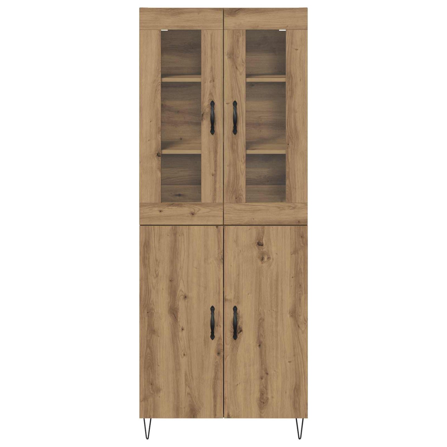vidaXL Highboard Artisan Oak 69,5 x 34 x 180 εκ. Επεξεργασμένο ξύλο