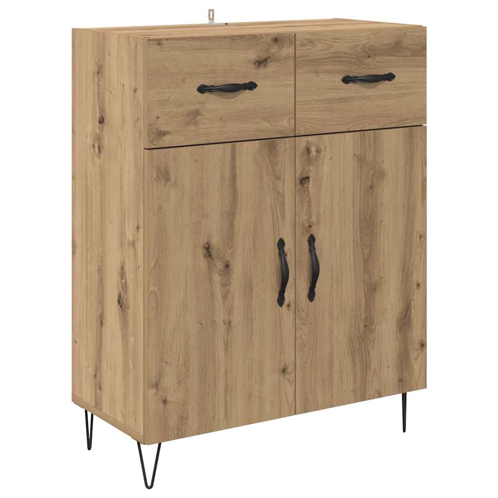 vidaXL Highboard Artisan Oak 69,5 x 34 x 90 εκ. Επεξεργασμένο ξύλο