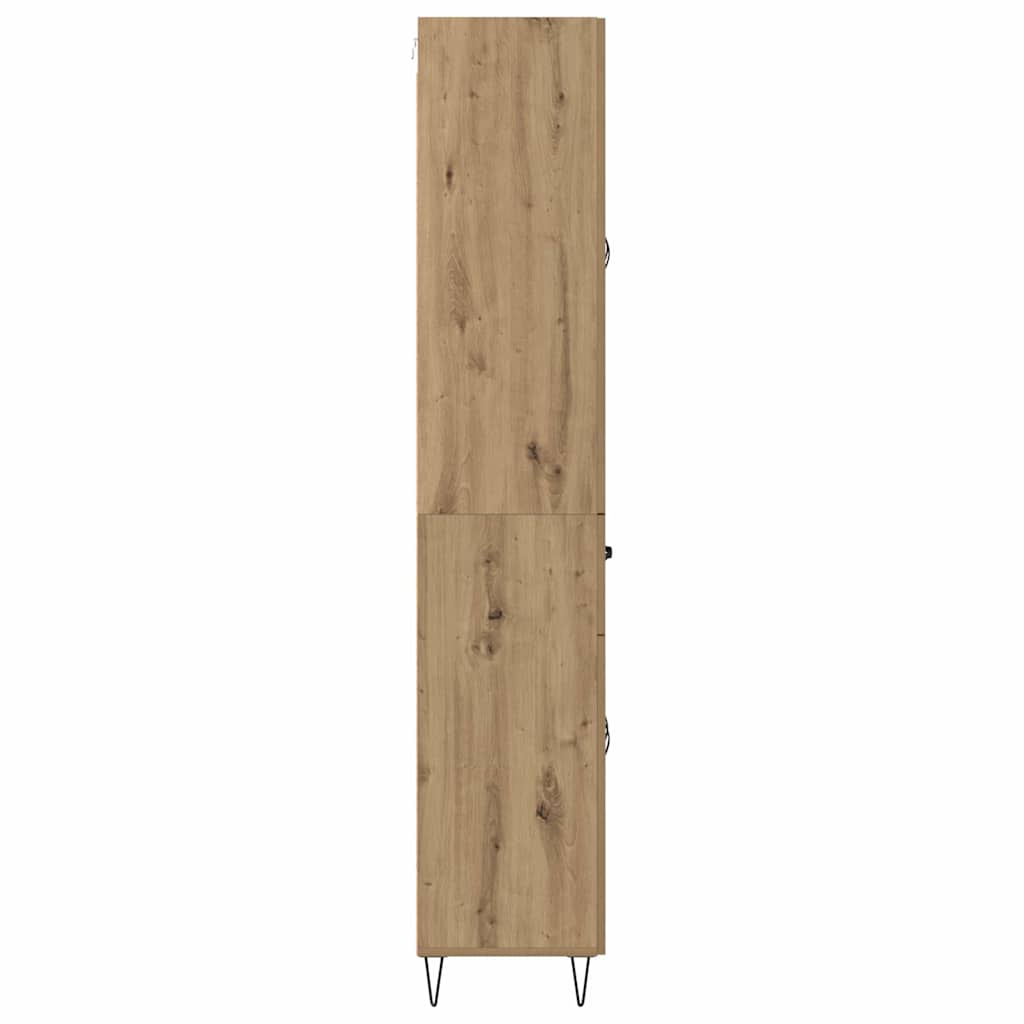 vidaXL Highboard Artisan Oak 69,5 x 34 x 90 εκ. Επεξεργασμένο ξύλο
