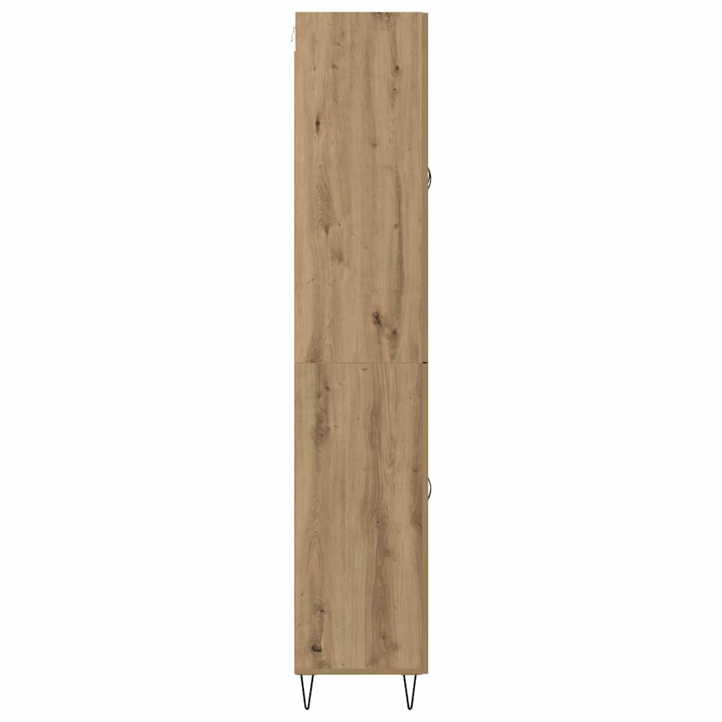 vidaXL Highboard Artisan Oak 69,5 x 34 x 90 εκ. Επεξεργασμένο ξύλο