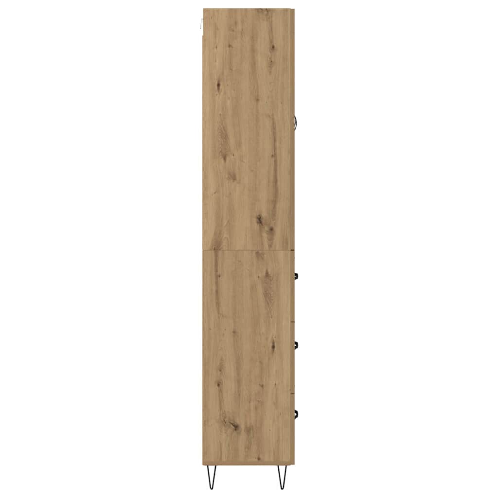 vidaXL Highboard Artisan Oak 69,5 x 34 x 90 εκ. Επεξεργασμένο ξύλο