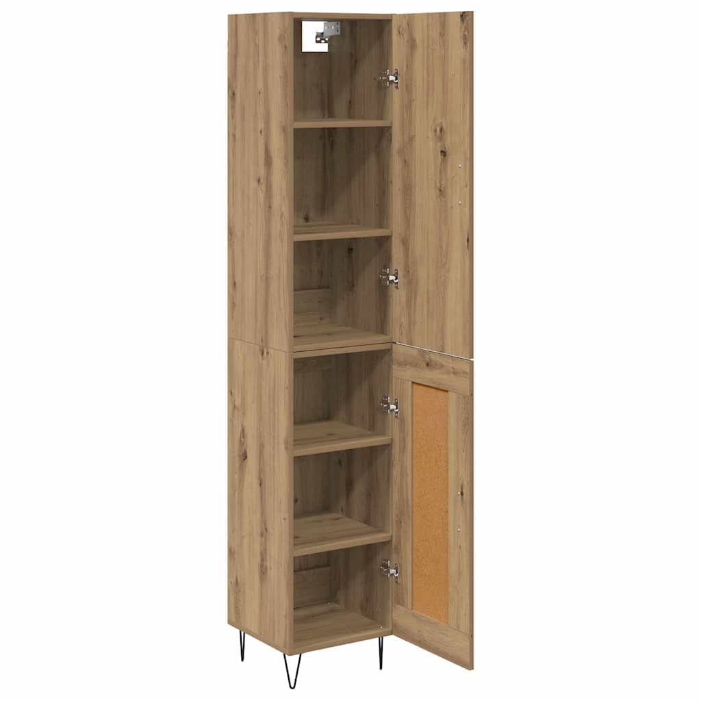 vidaXL Highboard Artisan Oak 34,5 x 34 x 90 εκ. Επεξεργασμένο ξύλο