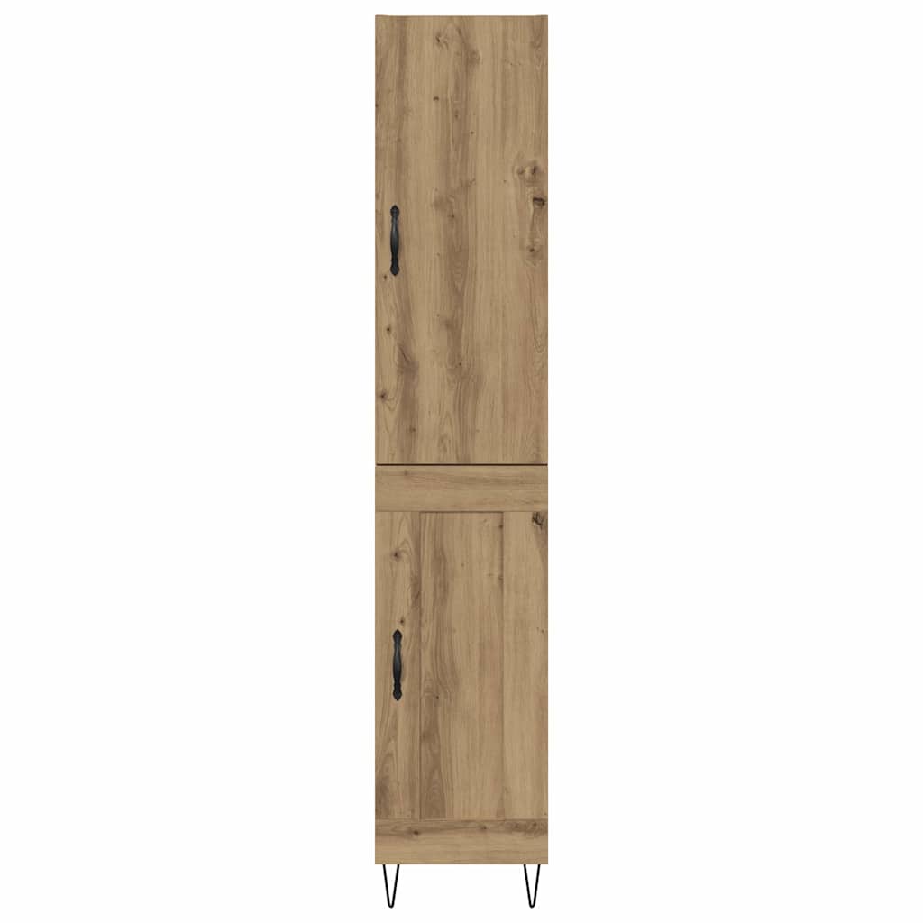 vidaXL Highboard Artisan Oak 34,5 x 34 x 90 εκ. Επεξεργασμένο ξύλο
