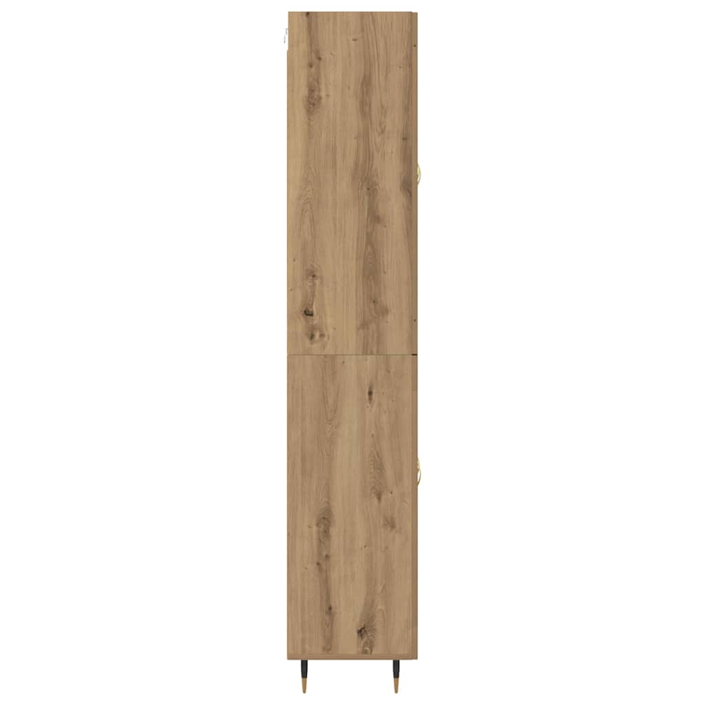 vidaXL Highboard Artisan Oak 69,5 x 34 x 90 εκ. Επεξεργασμένο ξύλο