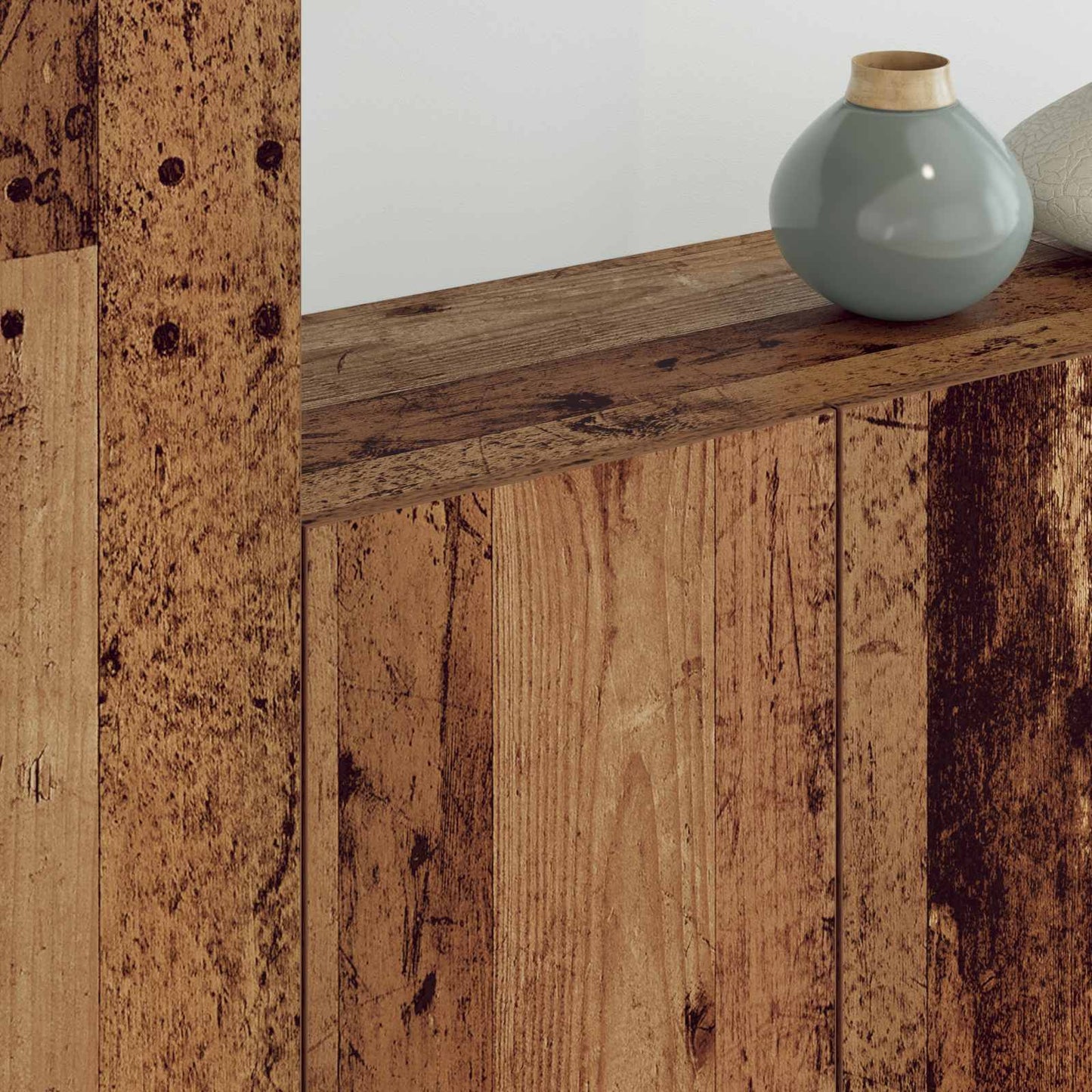 vidaXL Μονάδα Τοίχου Τηλεόρασης 5 pcs Παλιό Ξύλο Επεξεργασμένο ξύλο