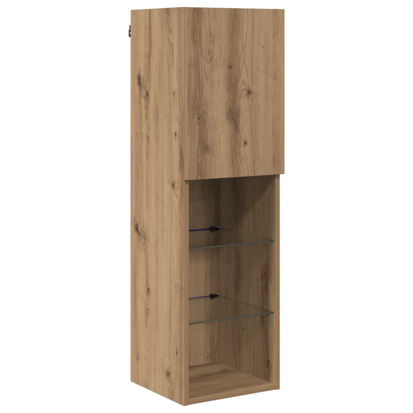 vidaXL Σετ τοίχου για τηλεόραση 7 pcs Artisan Oak Επεξεργασμένο ξύλο
