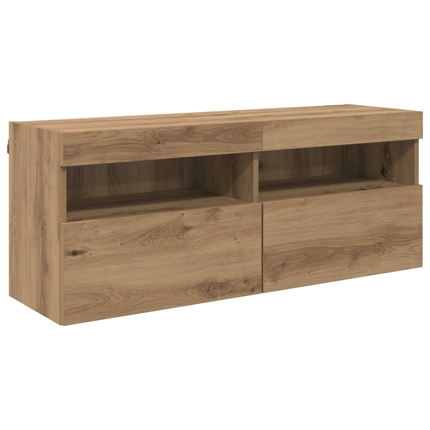 vidaXL Σετ τοίχου για τηλεόραση 7 pcs Artisan Oak Επεξεργασμένο ξύλο