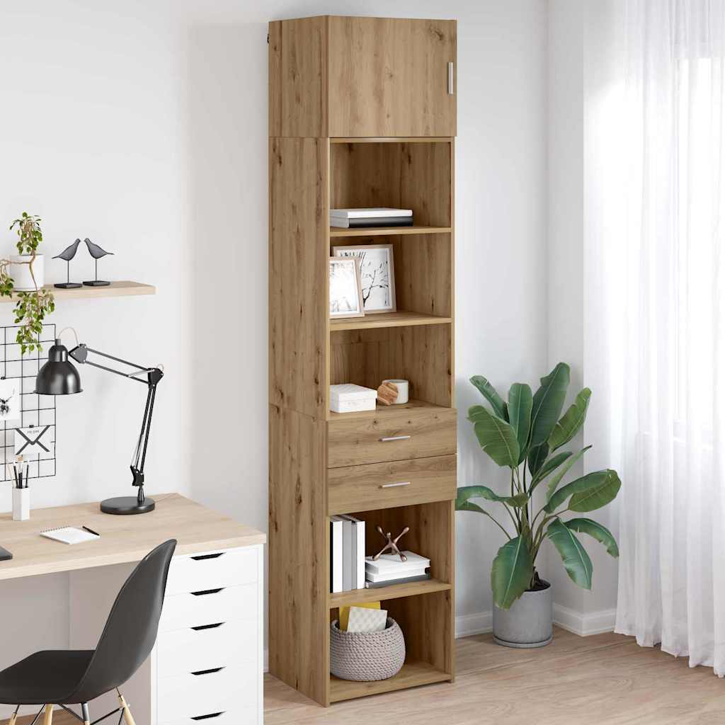 vidaXL Highboard Artisan Oak 50 x 42,5 x 225 εκ Επεξεργασμένο ξύλο