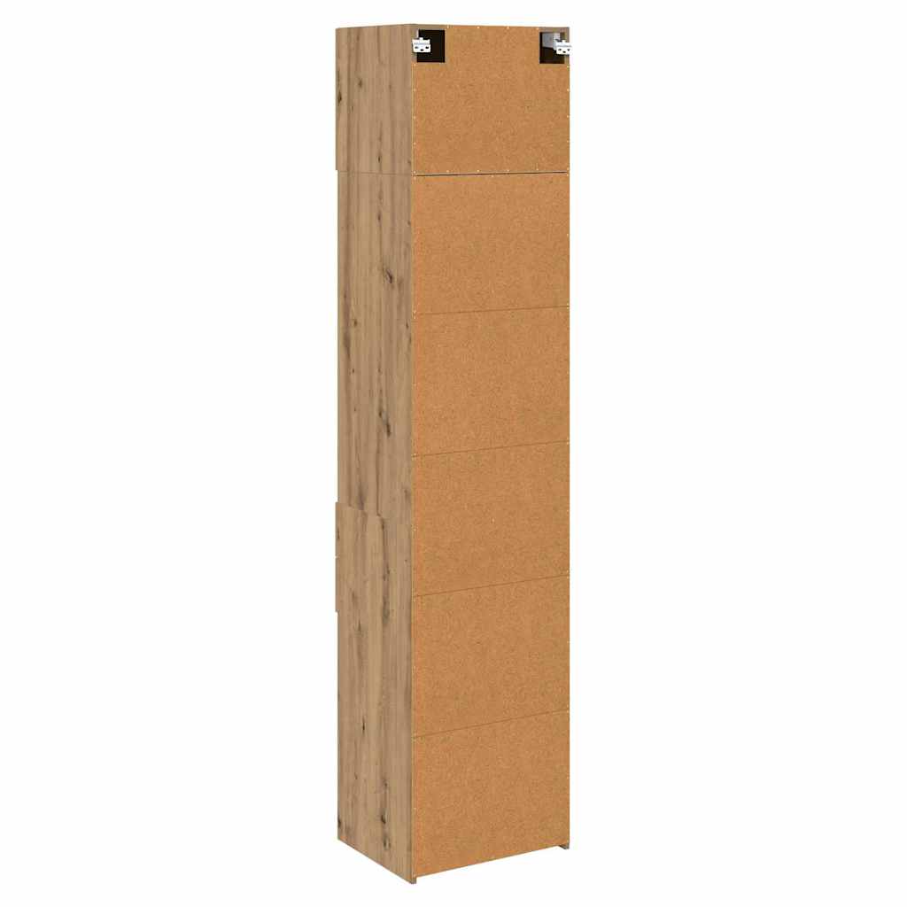 vidaXL Highboard Artisan Oak 50 x 42,5 x 225 εκ Επεξεργασμένο ξύλο