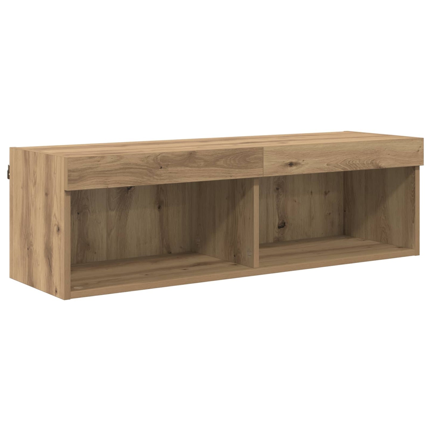 vidaXL Μονάδες Τοίχου ΤV με LED 5 τμχ. Artisan Oak Επεξεργασμένο Ξύλο