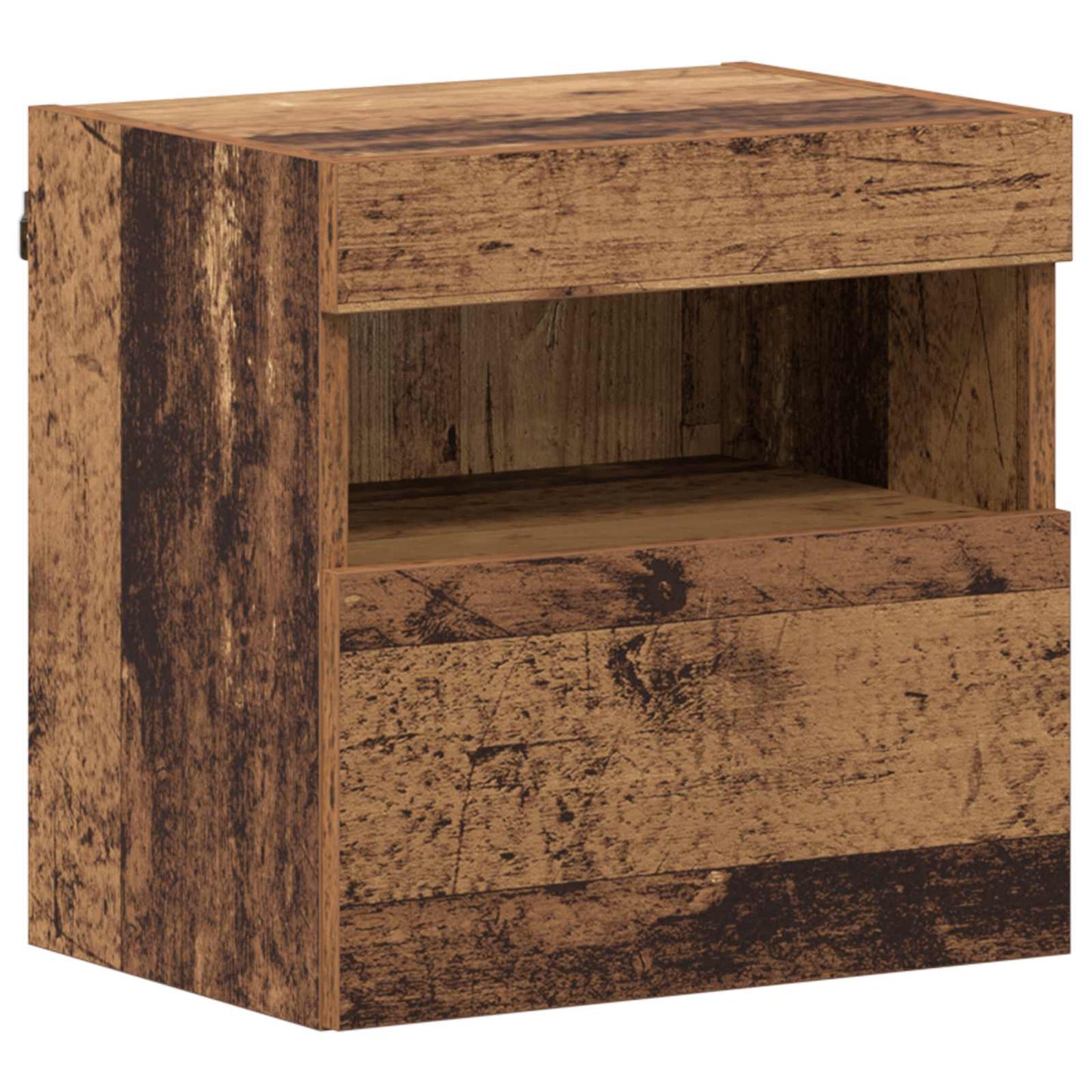 vidaXL Ντουλάπι TV Επιτοίχιο 7 pcs Παλιό Ξύλο Επεξεργασμένο ξύλο