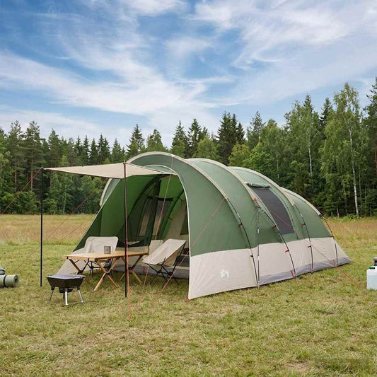 vidaXL Σκηνή τούνελ Πράσινο 560 x 395 x 212 εκ