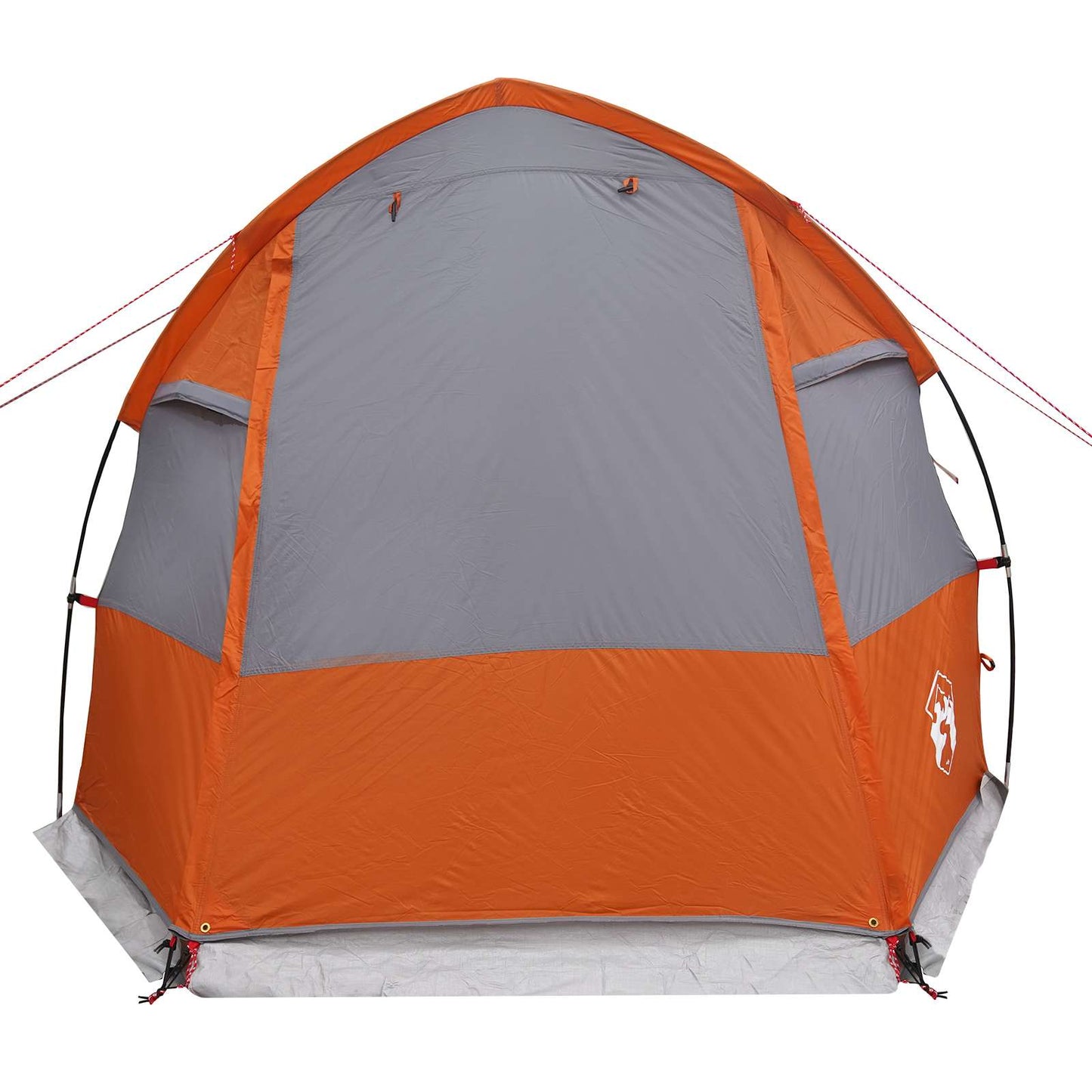 vidaXL Σκηνή τούνελ Γκρι και Πορτοκαλί 390 x 215 x 152 εκ.