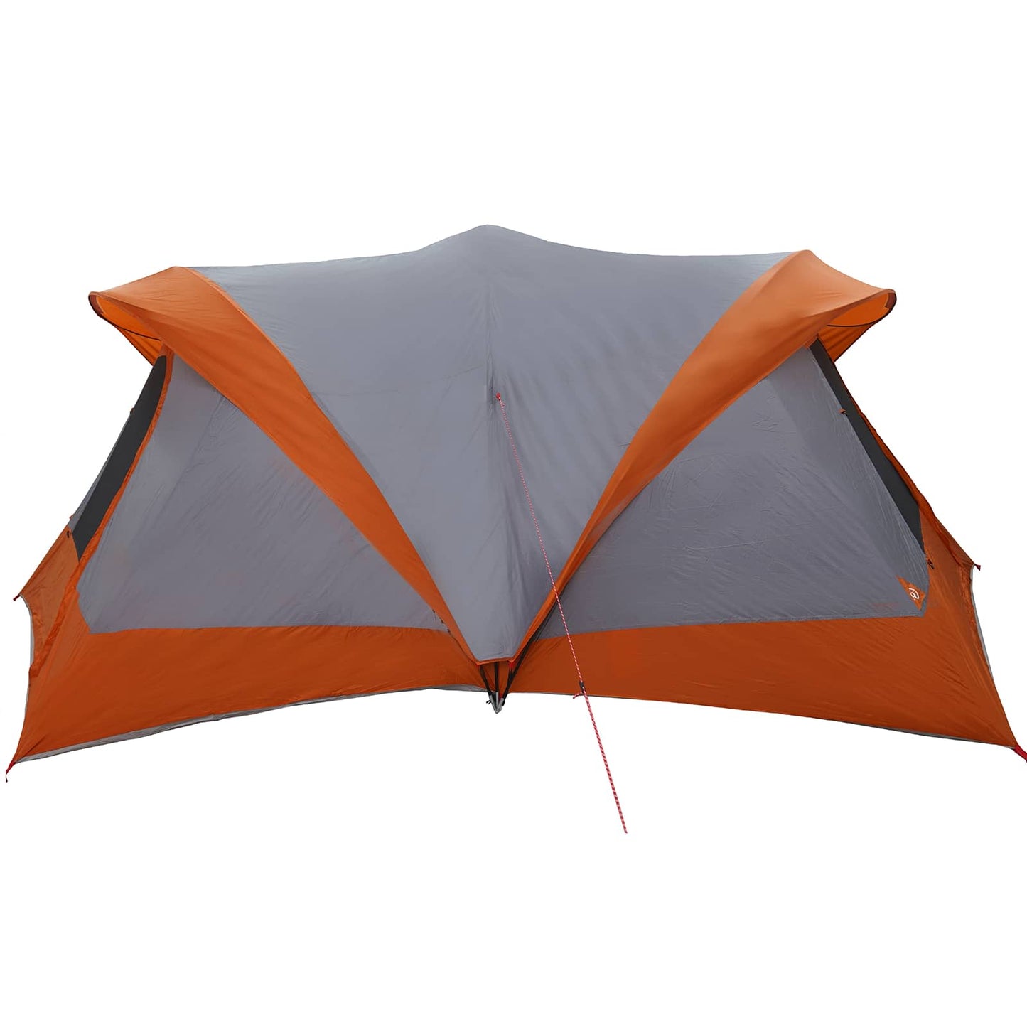vidaXL Οικογενειακή Σκηνή Γκρι και Πορτοκαλί 550 x 555 x 208 εκ