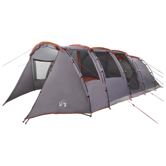 vidaXL Σκηνή τούνελ Γκρι και Πορτοκαλί 675 x 392 x 210 cm