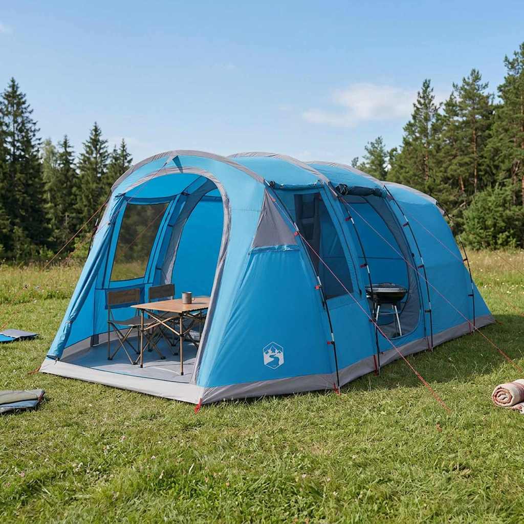 vidaXL Σκηνή τούνελ Μπλε 505 x 330 x 204 cm