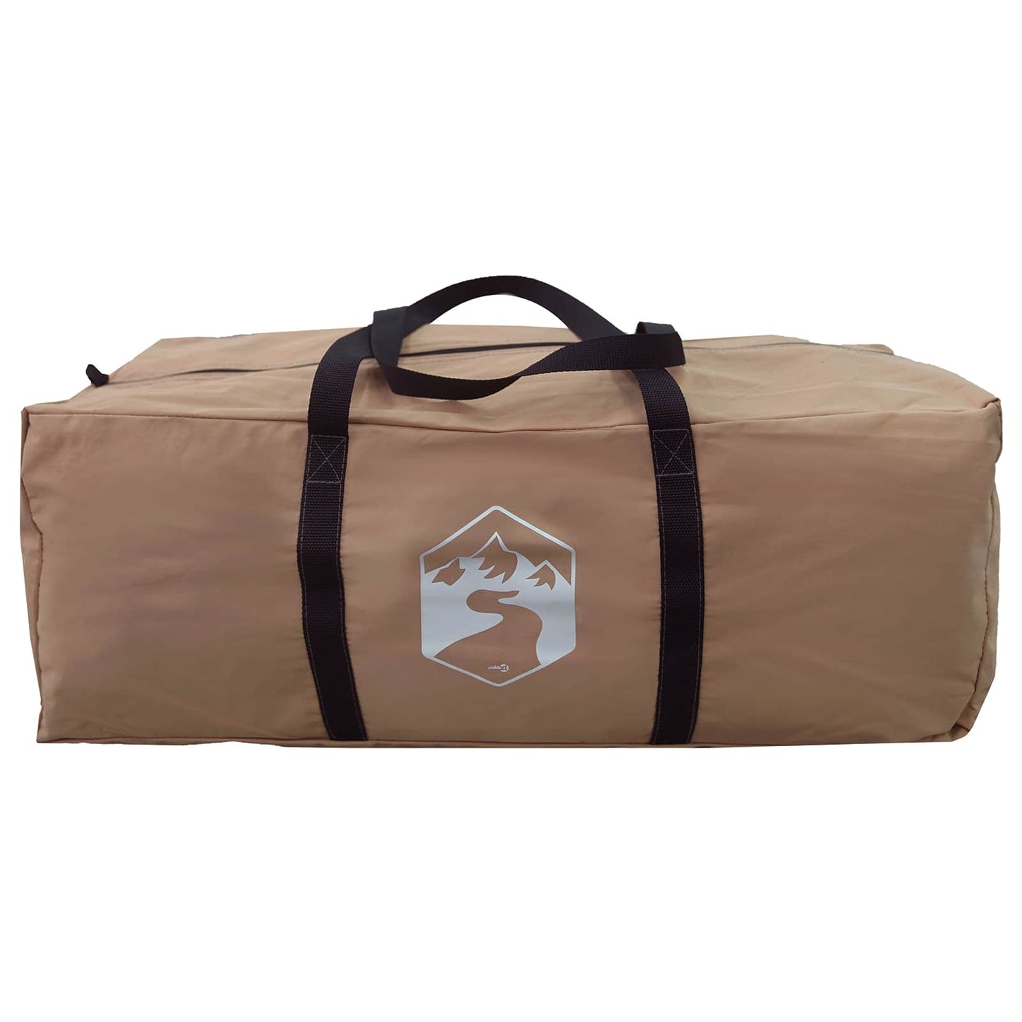 vidaXL Καταφύγιο Τέντας Καφέ 340 x 246 x 210 εκ. Πολυβάμβακας