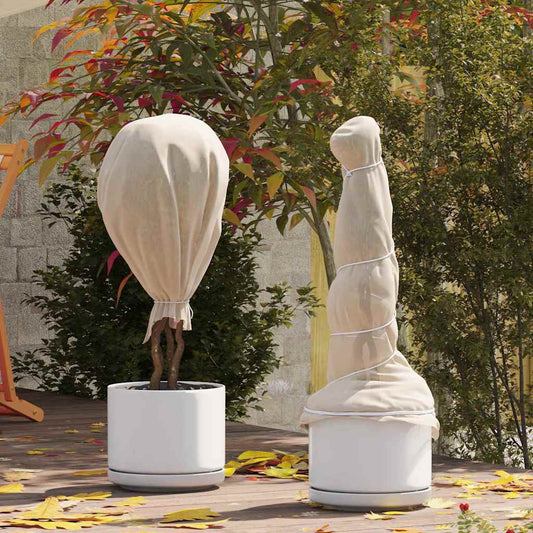 vidaXL Φλις Προστασίας Φυτού από Παγετό Μπεζ 100 x 1,6 μ