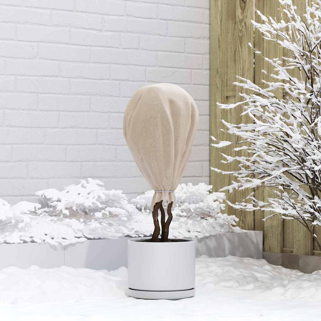 vidaXL Φλις Προστασίας Φυτού από Παγετό Μπεζ 50 x 1,6 m