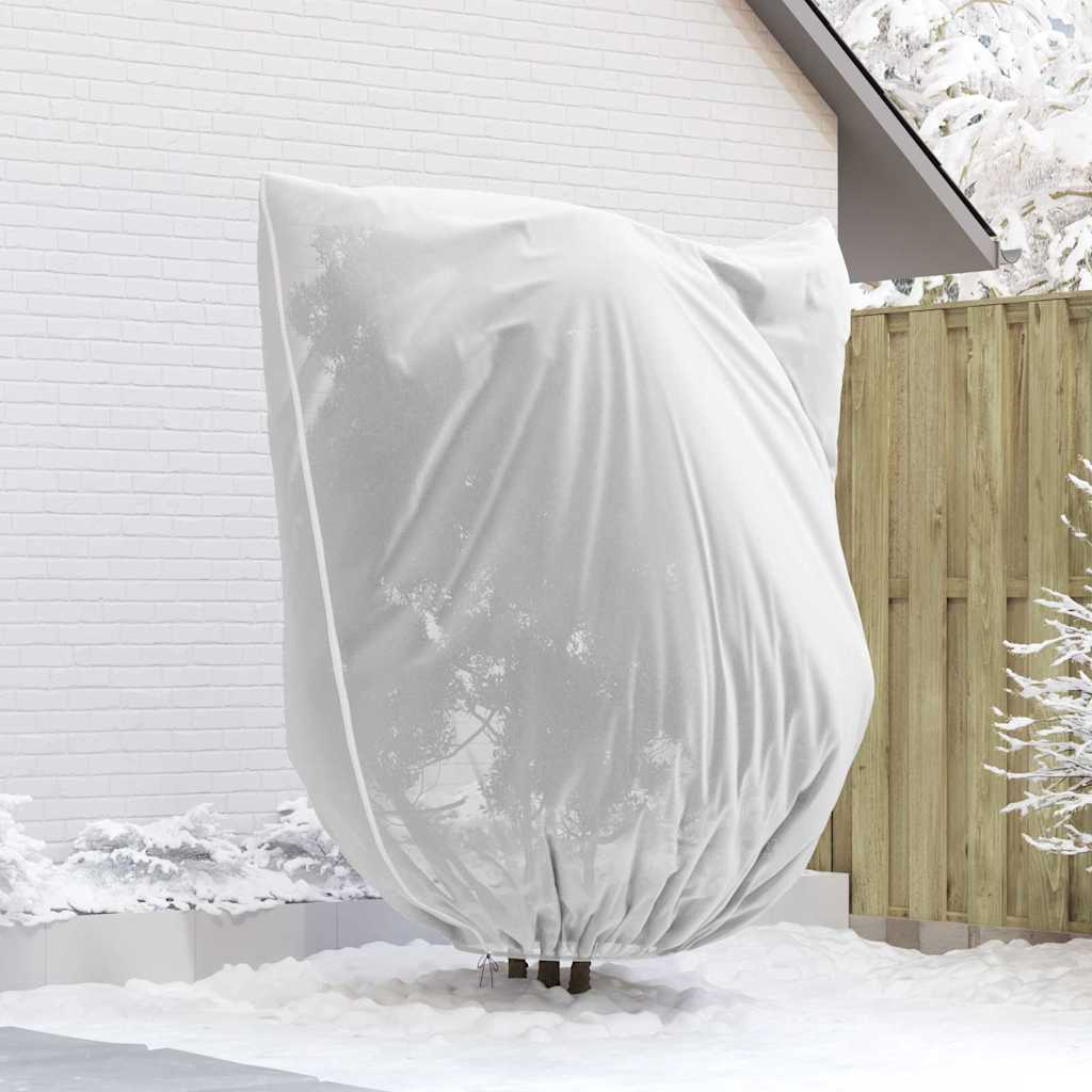 vidaXL Καλύμματα Φλις Προστασίας Φυτών από Παγετό Λευκό 2,4 x 2 m