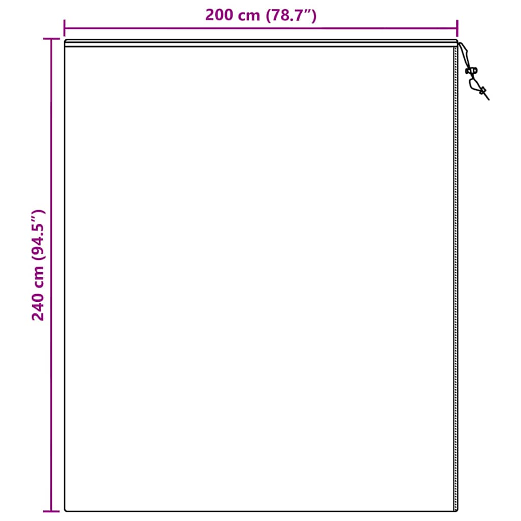 vidaXL Καλύμματα Φλις Προστασίας Φυτών από Παγετό Μπεζ 2,4 x 2 m