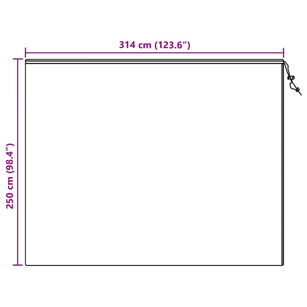 vidaXL Καλύμματα Φλις Προστασίας Φυτών από Παγετό 3 pcs Μπεζ