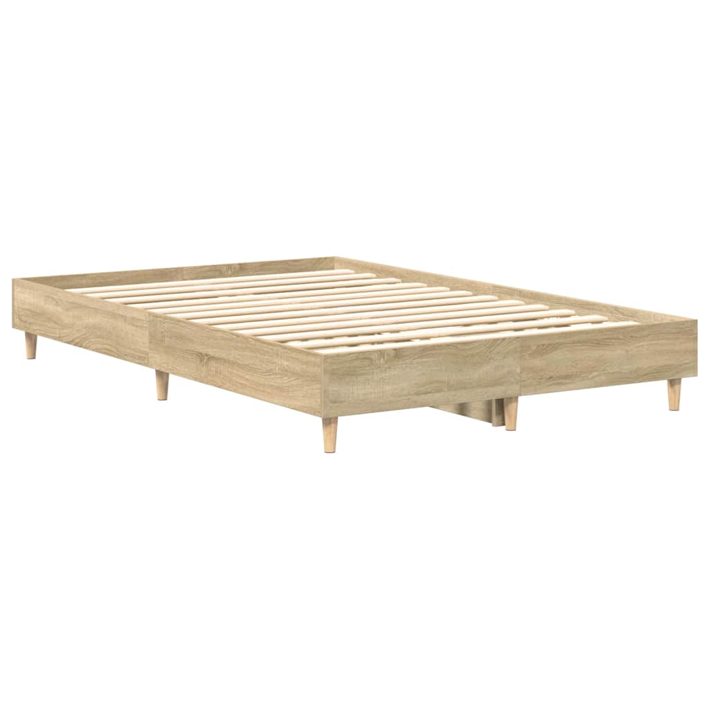 vidaXL Σκελετός Κρεβατιού Σονόμα 137 x 190 cm Επεξεργασμένο ξύλο