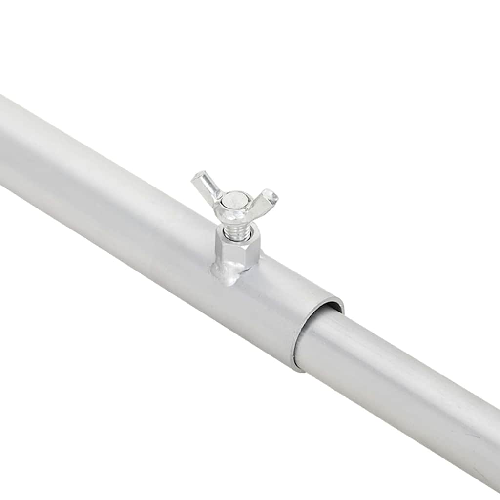 vidaXL κατάλληλο για επίπεδη στήριξη ταπήτων 4 pcs Ασημί 100-145 εκ