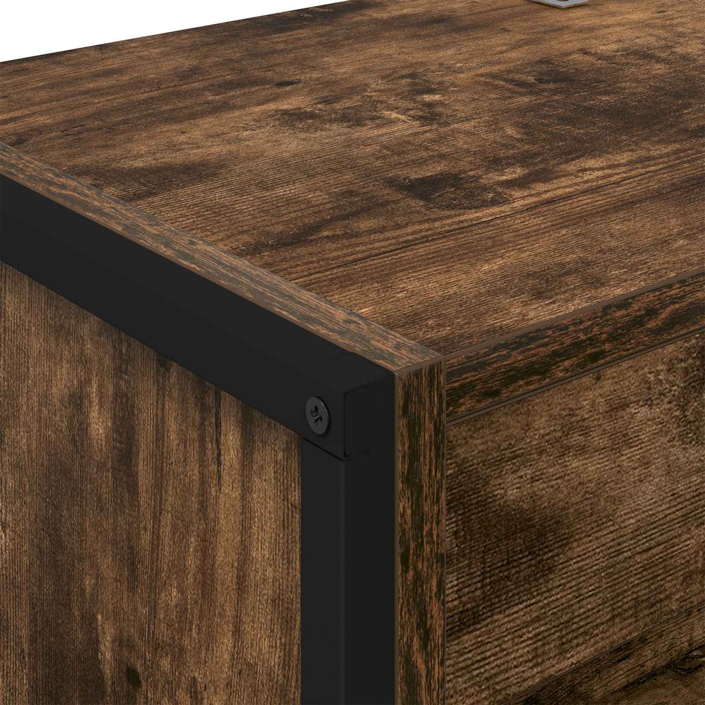 vidaXL Βιβλιοθήκη 2 pcs Καπνιστό Δρύς 80 x 30 x 155 εκ