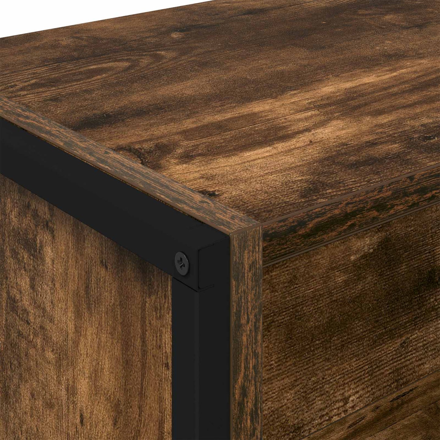 vidaXL Βιβλιοθήκη 2 pcs Καπνιστό Δρύς 80 x 30 x 155 εκ