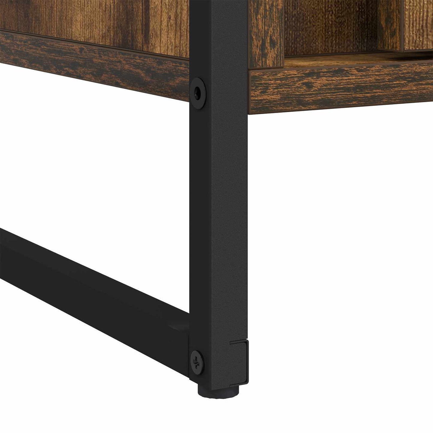 vidaXL Ντουλάπα με αποθήκευση 2 pcs Καπνιστό Δρύς 50 x 50 x 200 cm