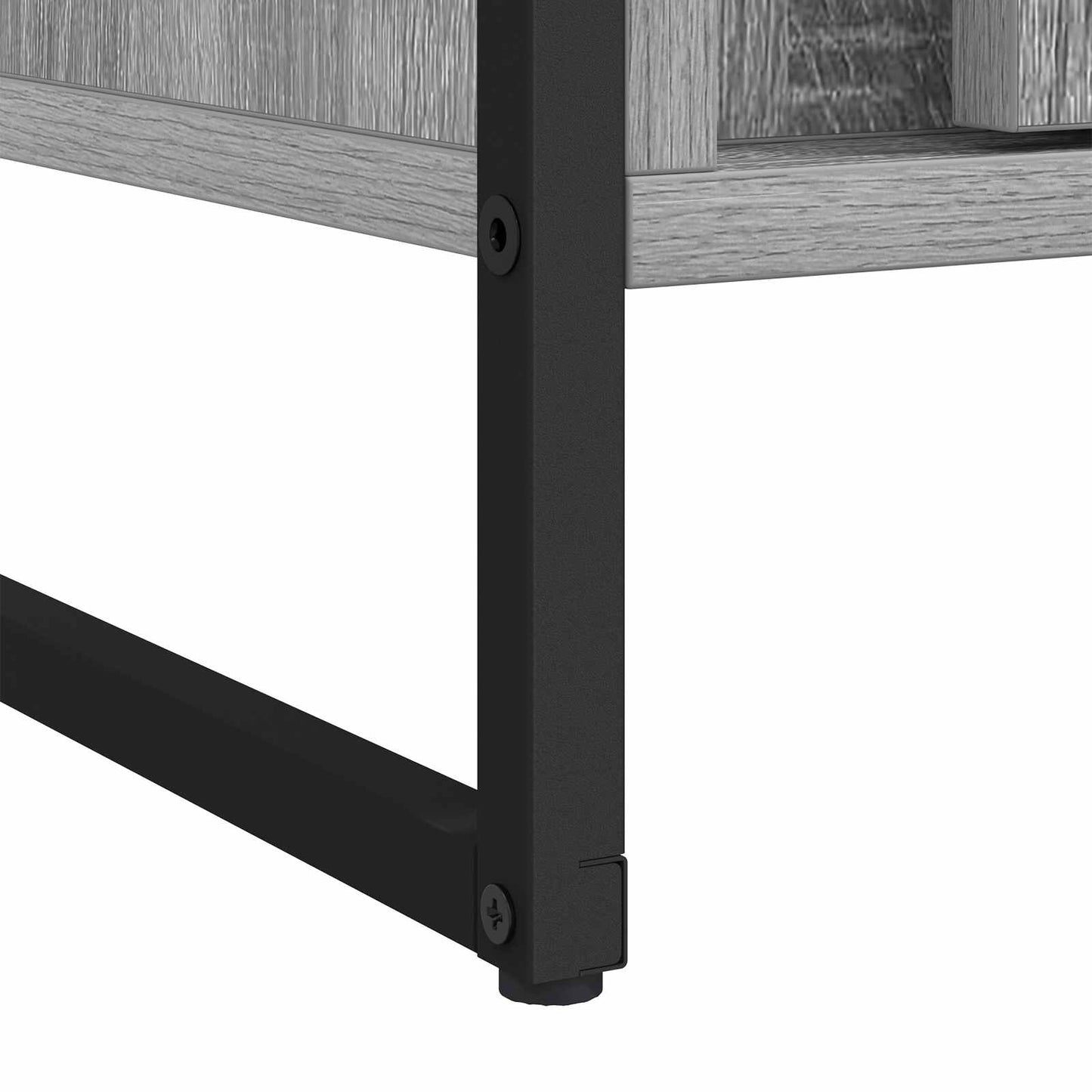 vidaXL Ντουλάπα με αποθήκευση 2 pcs Γκρίζο Σονομα 50 x 50 x 200 cm