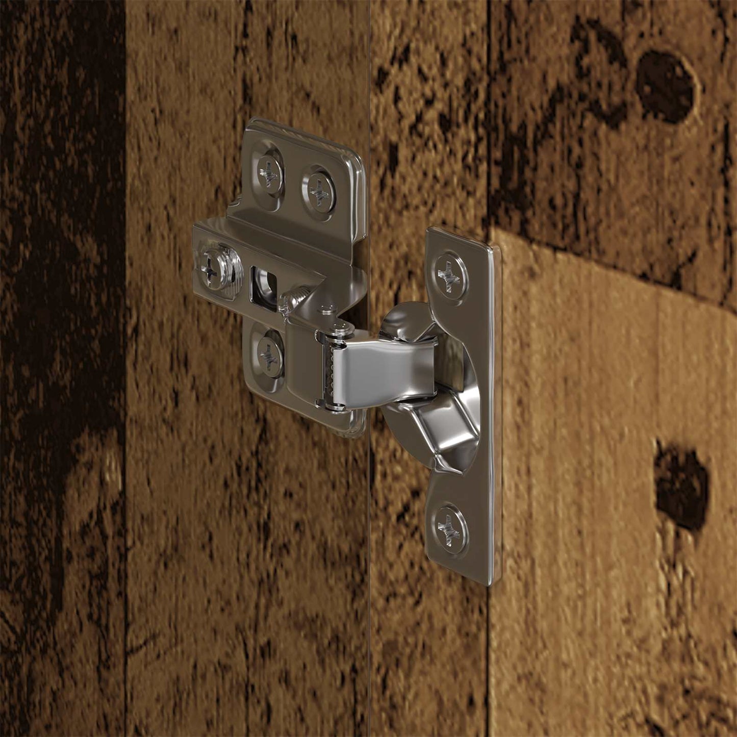 vidaXL Ντουλάπα 2 pcs Παλιό Ξύλο 50 x 50 x 200 cm Επεξεργασμένο ξύλο