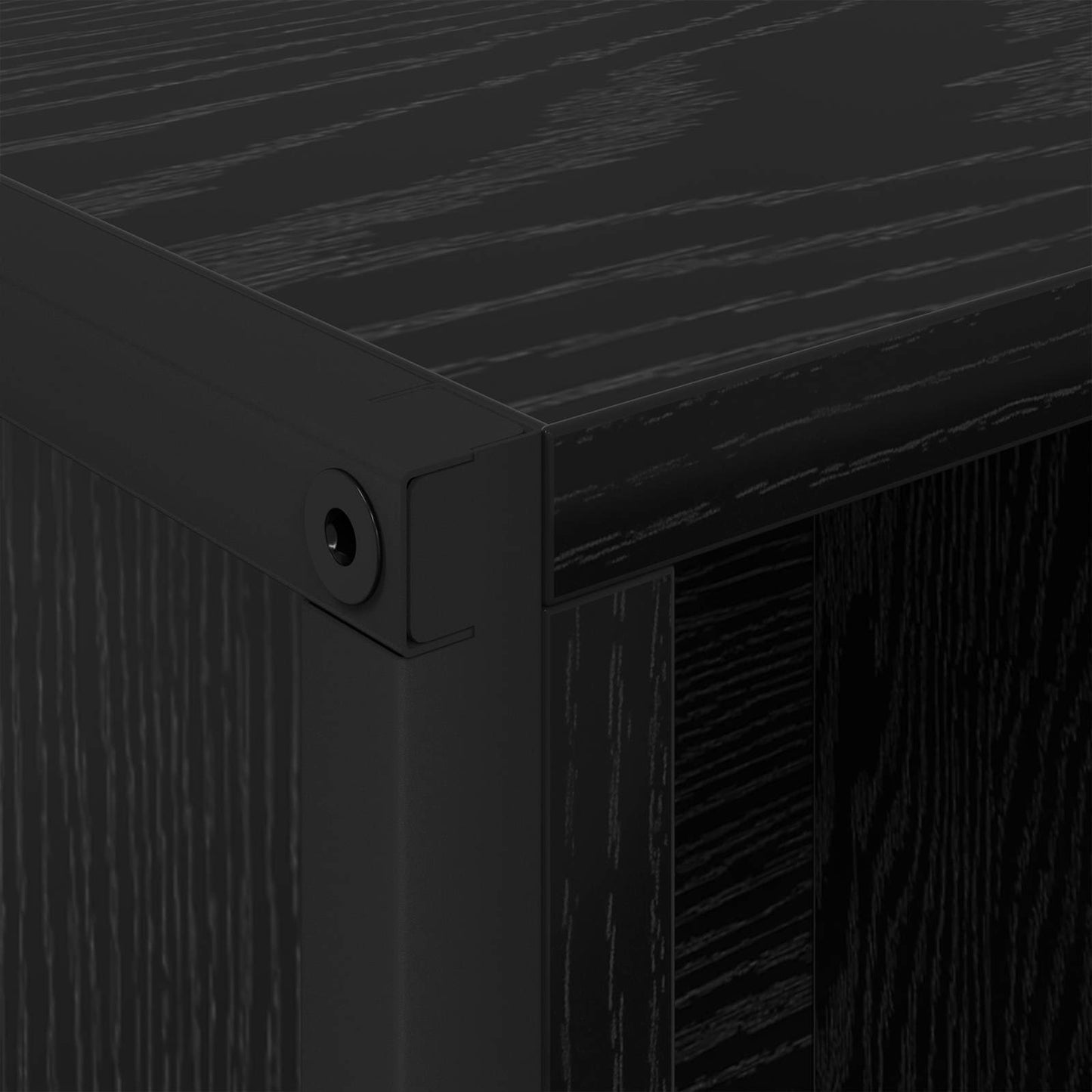 vidaXL Βιβλιοθήκη 2 pcs Μαύρη Οξυά 99,5 x 30 x 108,5 εκ